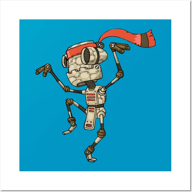 Martial Arts Robots for Karate and Kung Fu Lovers Wall Art by extrinsiceye